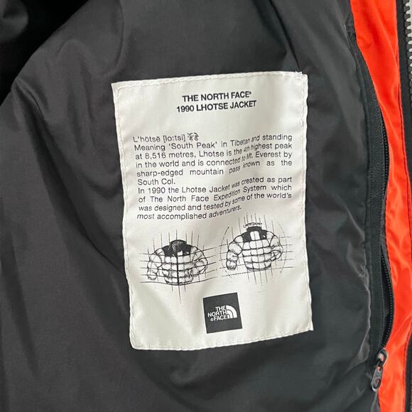 The North Face 1990 Lhotse Jacket Men’s S Orange 700 Down Puffer Coat Retro - Picture 4 of 7